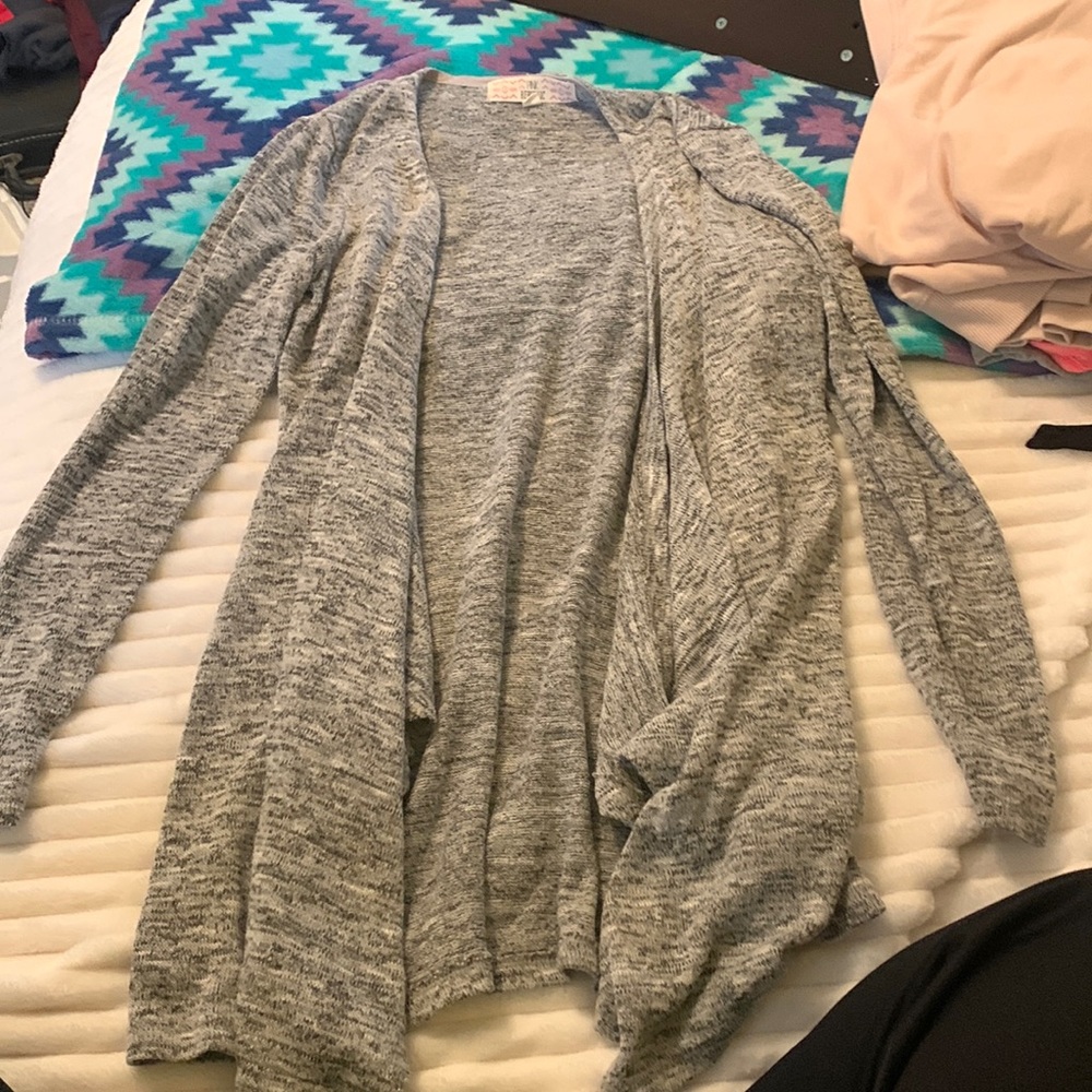 medium pink republic cardigan
